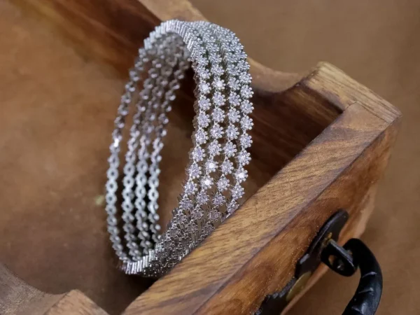 Jenelia American Diamond Bangle Set of 4