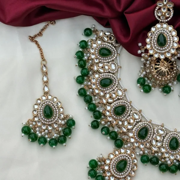 Necklace, weadding jewellrey, kundan necklace, neck-set, kundan