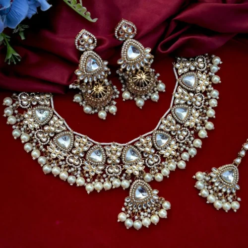 Necklace, weadding jewellrey, kundan necklace, neck-set, kundan