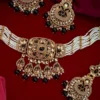 Nemisha Kundan Choker Set - Black