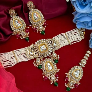 Sharvika Premium Necklace Choker Set - Multi