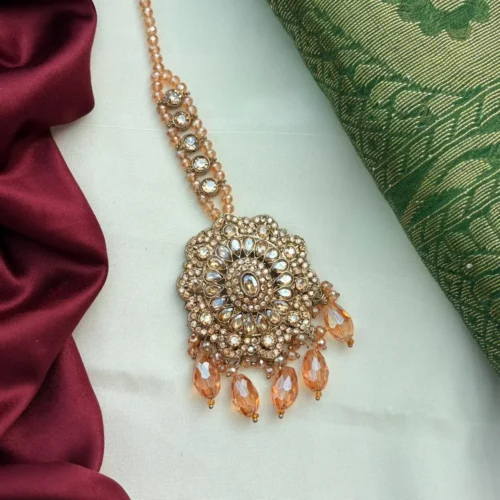 Ravisha Reverse AD Mangteeka - Golden