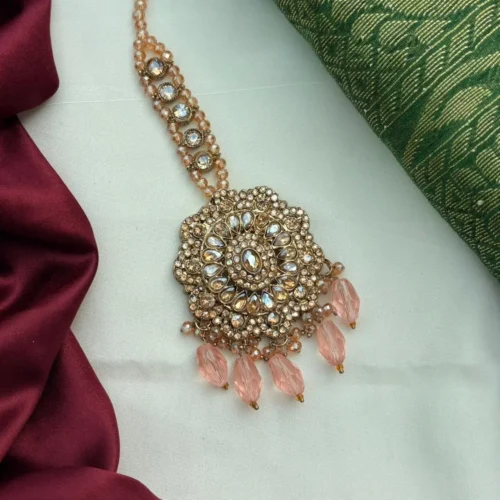 Ravisha Reverse AD Mangteeka - Pink