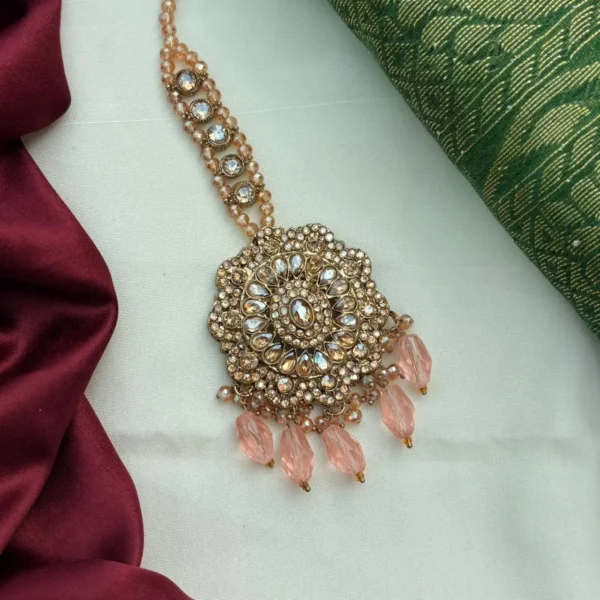 Ravisha Reverse AD Mangteeka - Pink