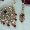 Eshal Polki Dupe Kundan Choker Set - Mehrun