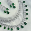 IMG-20251126-WA0047 Tara Sutaria American Diamond Set - Green