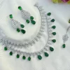 IMG-20251126-WA0050 Tara Sutaria American Diamond Set - Green