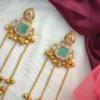 Ahnoor Premium Brass With Moissanite Stone - Pastel