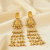 Shivani Kashmiri With Moissanite Stone with Pachi Kundan - Yellow