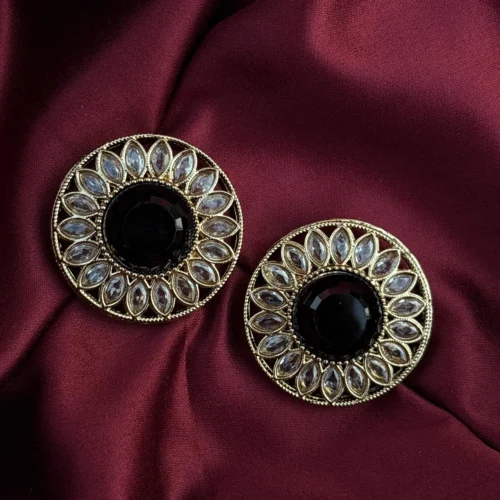 Nish Reverse AD Ethnic Stud - Black