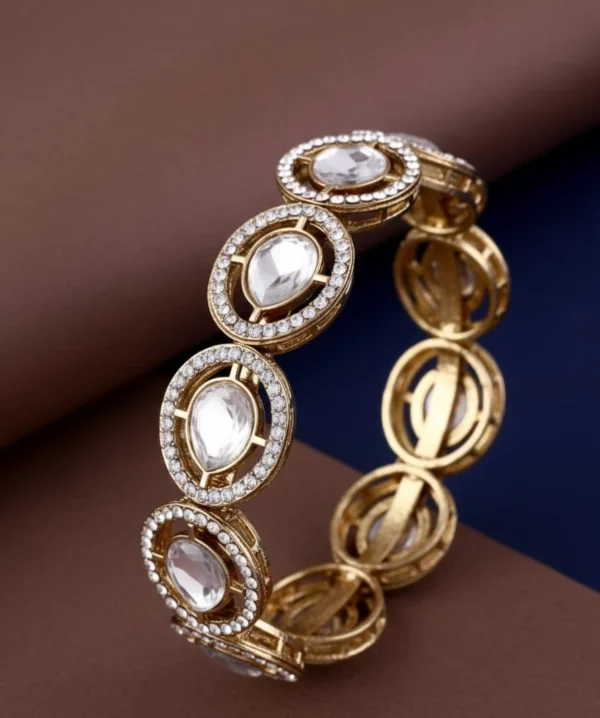 Noor Polki Kundan Bangle Set of 2