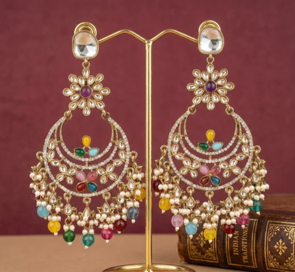 Shalini Premium Statement Chandbali - Multi