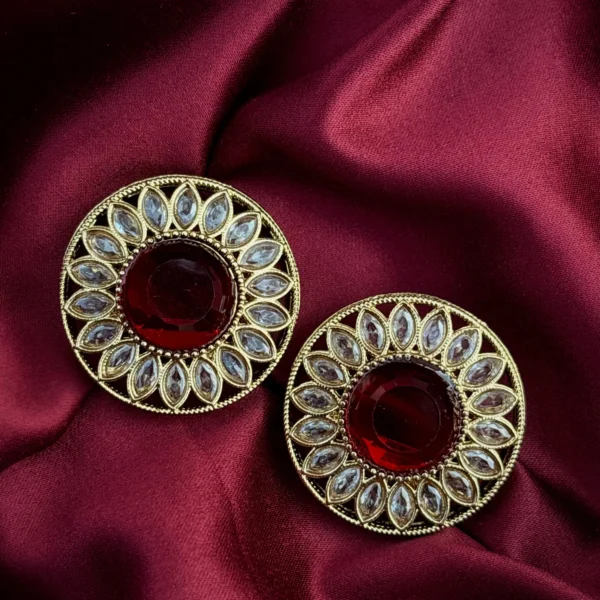 Nish Reverse AD Ethnic Stud - Red