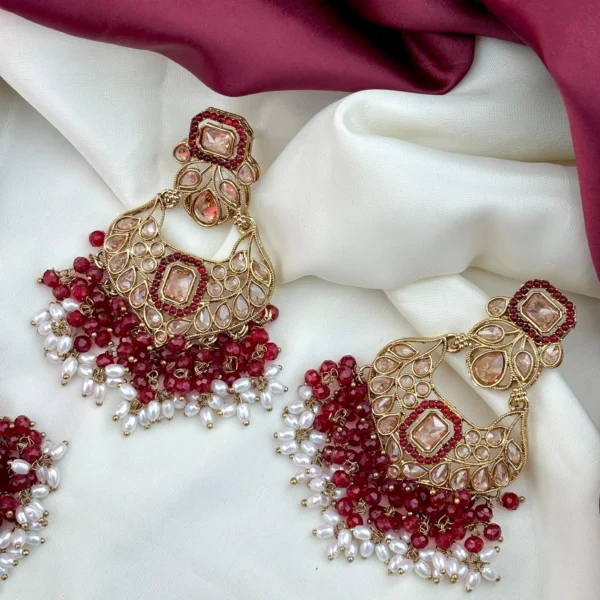 Jaspreet Premium Reverse AD Set - Maroon