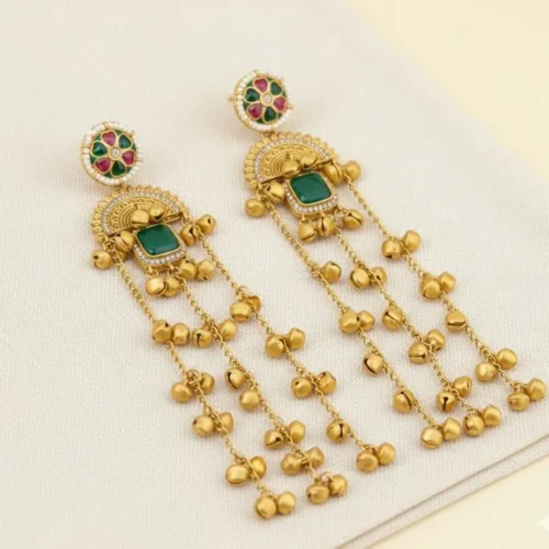 IMG-20251201-WA0026 Sadhna Premiun Kashmiri With Monalisa Stone and Pachi Kundan - Multi