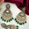 Earrings, Earring wit teeka, Mangteeka, Jhumka, Kundan Earrings, Kundan jewellery