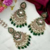 Earrings, Earring wit teeka, Mangteeka, Jhumka, Kundan Earrings, Kundan jewellery