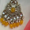 Lavya Premium Pakistani Ethnic Earing - Yellow
