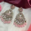 Lavya Premium Pakistani Ethnic Earing - Pink