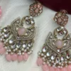Lavya Premium Pakistani Ethnic Earing - Pink