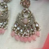 Lavya Premium Pakistani Ethnic Earing - Pink