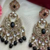Lavya Premium Pakistani Ethnic Earing - Black