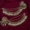 Maha 2.O Premium Reverse American Diamond Jhumka Set