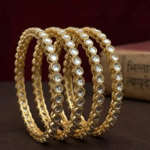 IMG-20251218-WA0035 Sejal Premium Polki Dupe Bangle - Pair of 4