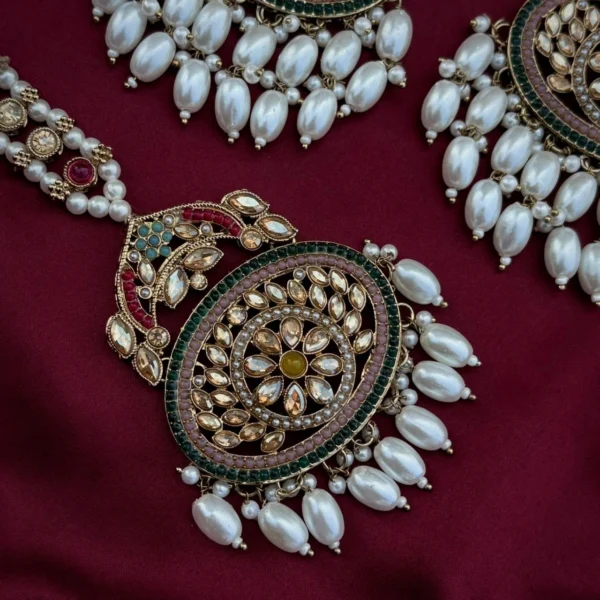 Minal Premium Reverse AD Mangteeka Set