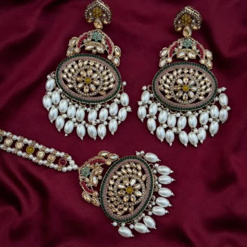 Minal Premium Reverse AD Mangteeka Set