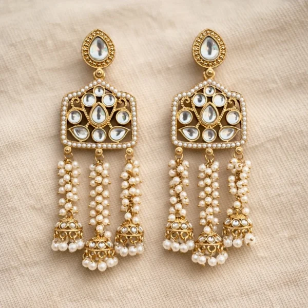 Gajra Premium Statement Bajri Earring