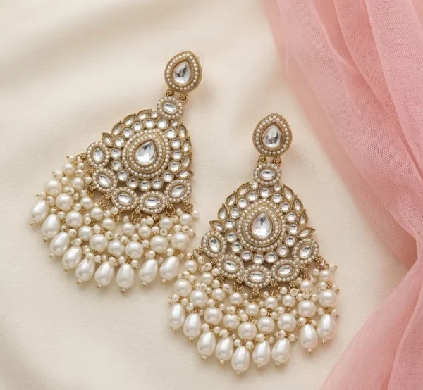 Gemini_Generated_Image_79394r79394r7939 (1) Andaleeb Designer Earring - White