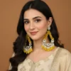 Shanaya 2.O Premium Statement Chandbali - Yellow