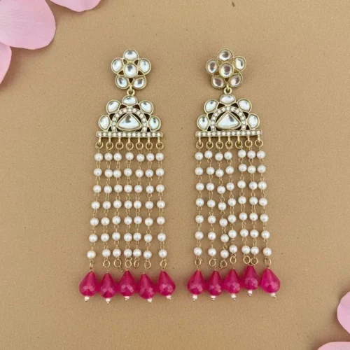 WhatsApp Image 2026-01-24 at 5.21.19 PM Arti Premium Statement Earring - wine