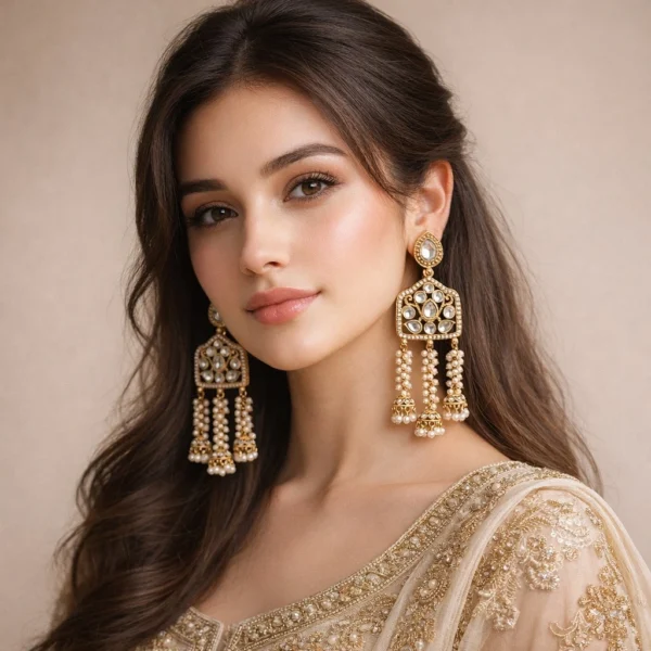 Gajra Premium Statement Bajri Earring