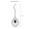 Ankita Lokhande Inspired Premium American Diamond Set  - Blue