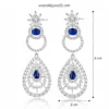 Ankita Lokhande Inspired Premium American Diamond Set  - Blue