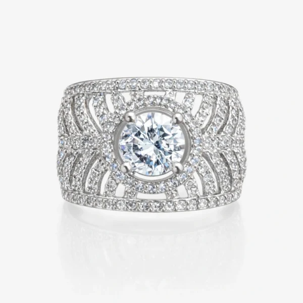 Olivia American Diamond Ring - Free Size