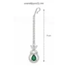 Evelyn Premium American Diamond Set - Green