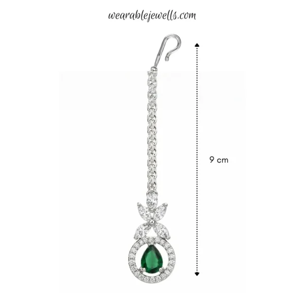 Evelyn Premium American Diamond Set - Green