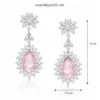 Anam 2.O American Diamond Necklace Set - Pink