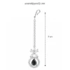 Evelyn Premium American Diamond Set - Black