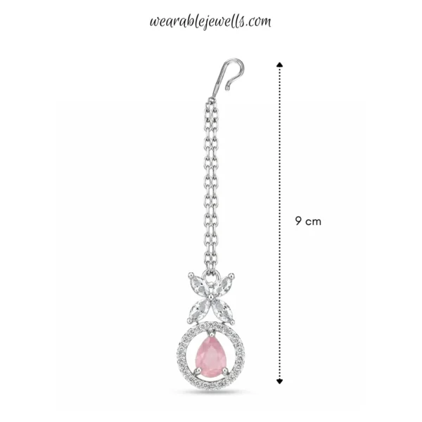 Evelyn Premium American Diamond Set - Pastel