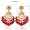 Moksh Sphere Pakistani Earring - Wine