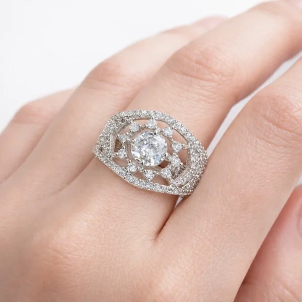 Sophia American Diamond Ring - Free Size