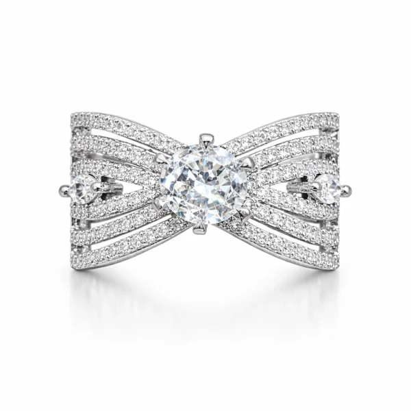 Diny American Diamond Ring - Free Size