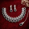 Evelyn Premium American Diamond Set - Black