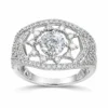 Sophia American Diamond Ring - Free Size