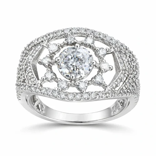 Sophia American Diamond Ring - Free Size